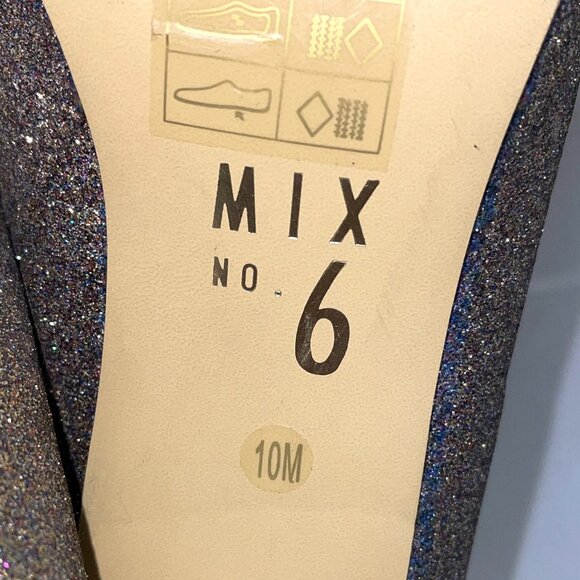 Glitter Sock Boots Size 10M Mix No. 6 CADAORIA 3" Heel - Picture 9 of 11